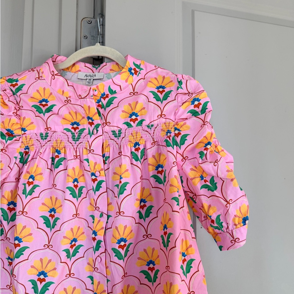 Avara Maya Pink Multi Floral Top